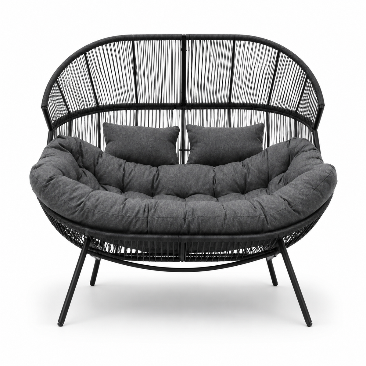 Modernes Gartensofa / Doppelter Kuschelsessel in Kokonform – Eleganz und Komfort in Ihrem Garten