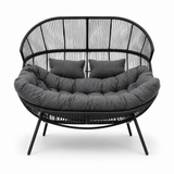 Modernes Gartensofa / Doppelter Kuschelsessel in Kokonform – Eleganz und Komfort in Ihrem Garten