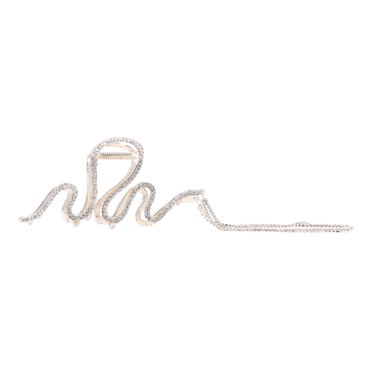 Dekorative Haarspange - gold