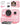 Sofortbildkamera mit Videodrucker, 3 Rollen, Rosa