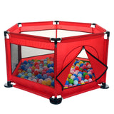 Baby-Laufstall / Bällebad - rot – Produktabbildung 4