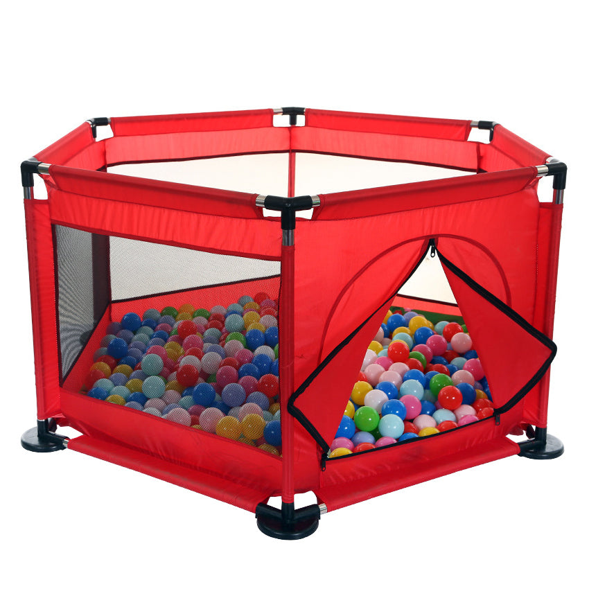 Baby-Laufstall / Bällebad - rot – Produktabbildung 4