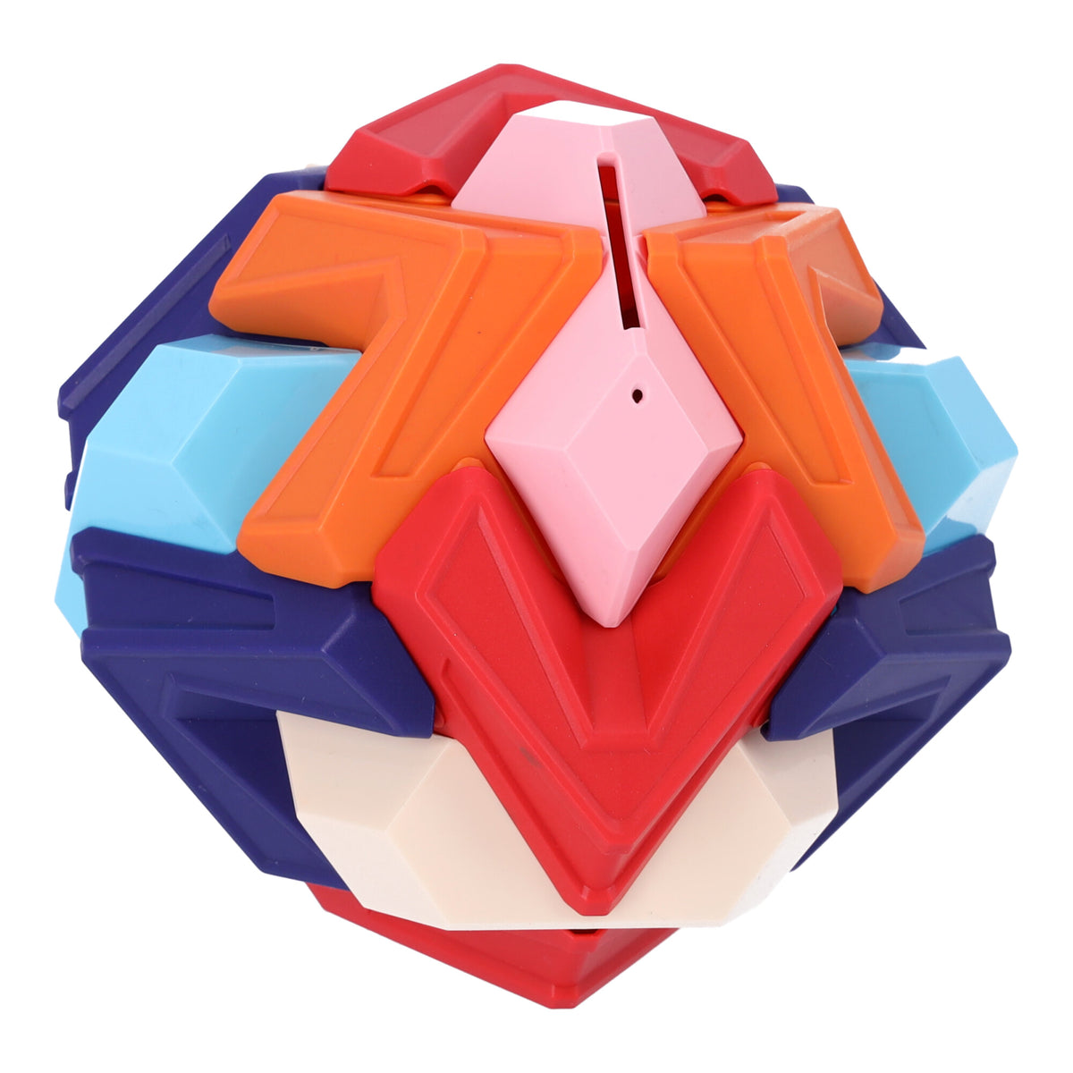 Spardose, 3D-Puzzle-Faltball – Raute