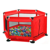 Baby-Laufstall / Bällebad - rot – Produktabbildung 3