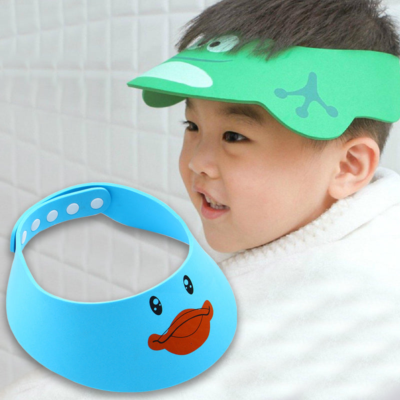 Baby-Duschhaube/Badevisier – hellblau, „Ente“ – Produktabbildung 3