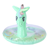 Aufblasbarer Schwimmring für Kinder 70 cm – Einhorn, grün