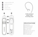Bluetooth-Headset Swissten Caller – weiß – Produktabbildung 4