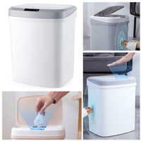 Automatischer Mülleimer mit intelligentem Sensor 16l- weiß / Batterie