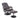 HOMCOM Massagesessel Relaxsessel, inkl. Fußhocker, 10 Vibrationspunkte, 1 Fernbedienung; 77 cm x 84 cm x 95