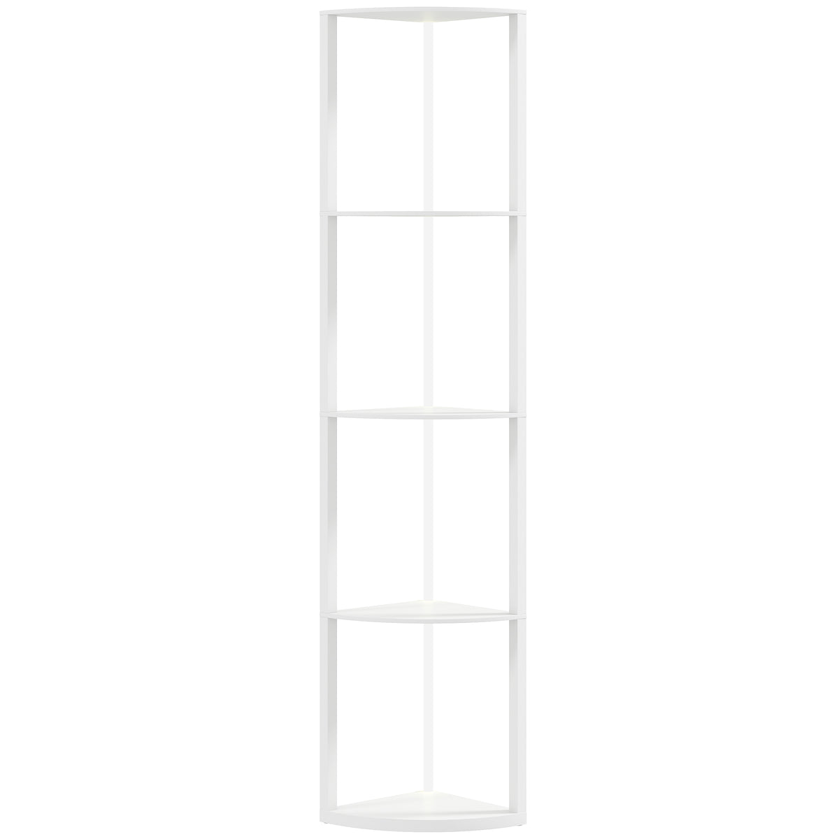 HOMCOM LED Stehlampe 5-stufige dimmbar Stehleuchte mit Regal, RGB Farbwechsel, Fernbedienung