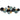 HOMCOM 3D-Wanddekoration mit Kreisen 121 cm x 4 cm x 53 cm Metall Blau + Schwarz