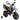 12V Kinder-Motorrad mit Stützrädern, LED-Lichtern, Musik, USB, Elektro-Motorrad für Jungen und Mädchen, Gelb