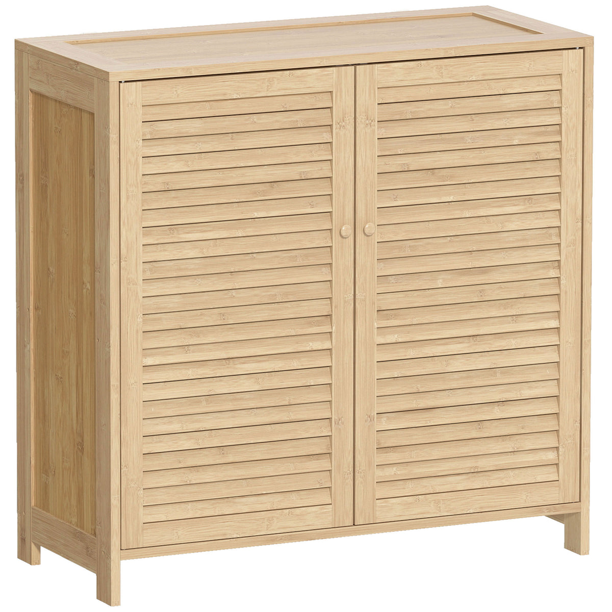 HOMCOM schmaler Schuhschrank, Rattan, schmal, hoch, Holz, kleine Schublade, dünn