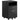 Vinsetto Büroschrank Rollcontainer, 2 Schubladen, eine Schublade abschließbar, 5 Rollen, Schwarz, 40 x 40 x