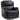 HOMCOM Massagesessel, Wärme- & Liegefunktion, Kunstleder, bis 150kg, 97x92x104cm, Schwarz
