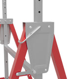HOMCOM 2 x Gerüstbock, Unterstellbock, Stahl, Rot – Produktabbildung 7
