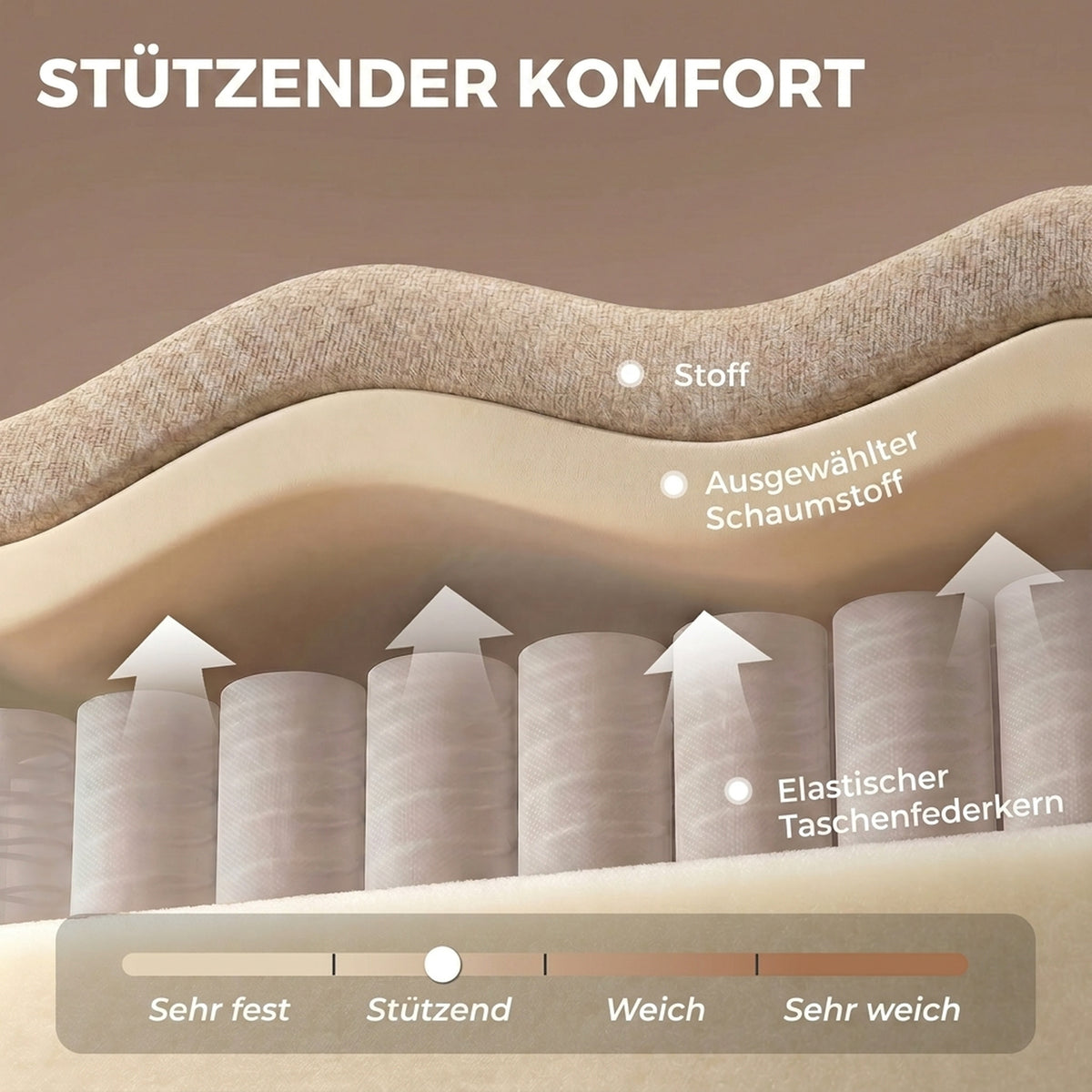 HOMCOM L-förmiges Ecksofa mit flexibler Chaiselongue, 4-Sitzer-Couch mit 2 Kissen, Metallrahmen, für – Produktabbildung 6