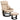 HOMCOM Relaxsessel mit Hocker, drehbarer Fernsehsessel mit Massagefunktion, Liegefunktion, Massagesessel mit
