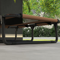 PawHut Erhöhtes Hundebett klappbar Haustierbett, Outdoor Hundeliege mit Netzdesign Kaffee Oxford 75 x 51 – Produktabbildung 9