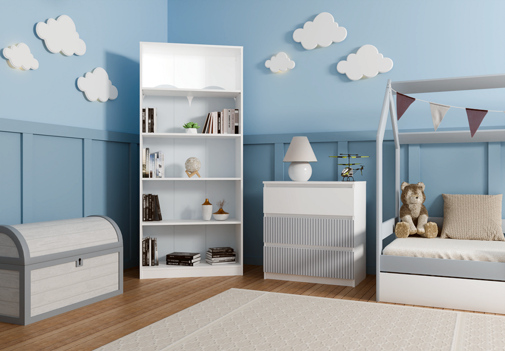 Kommode Malwa M3 ARTESO BLUE Blau – Produktabbildung 2