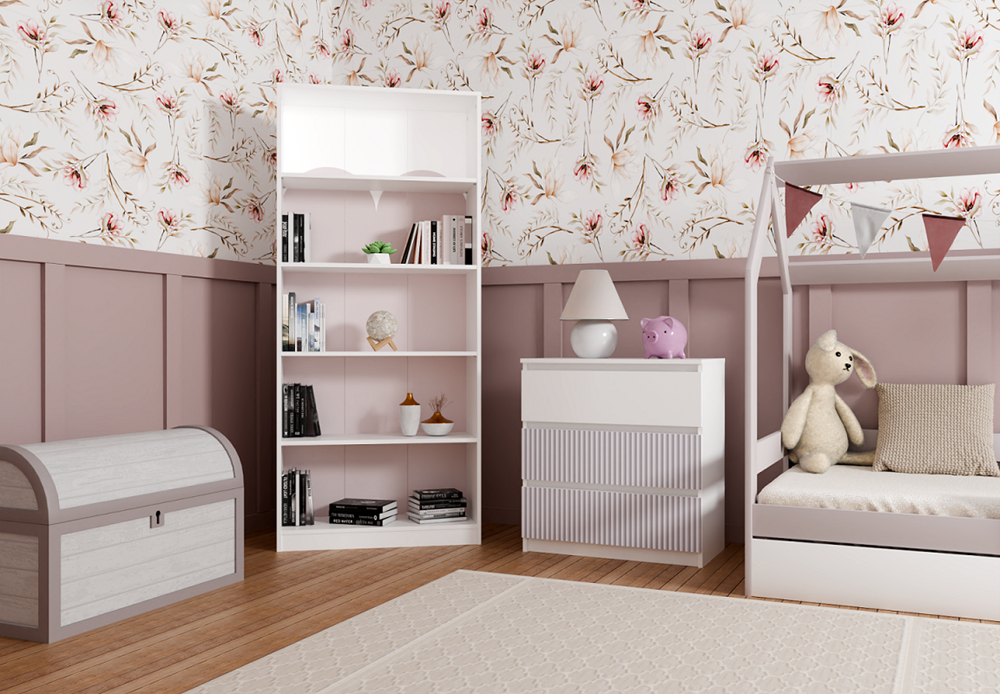 Kommode Malwa M3 ARTESO PINK Rosa – Produktabbildung 2