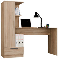 Set Schreibtisch + Regal COSMO EICHE SONOMA