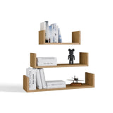 Wandregal MOBI 3P Set 3x – Moderne Wandregale EICHE ARTISAN – Produktabbildung 8