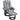 HOMCOM Relaxsessel mit Hocker, Liegesessel, drehbar, neigbare Lehne, Lederoptik, bis 130 kg, Grau