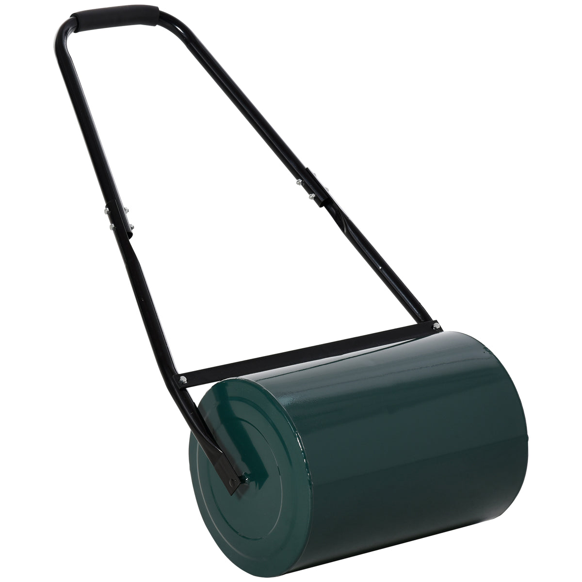 Outsunny Rasenwalze Gartenrolle Gartenwalze mit U-Griff 31 cm Durchmesser 30 cm Arbeitsbreit 40 L