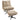 HOMCOM Loungesessel mit Hocker, 360° drehbar, Cordbezug, höhenverstellbare Fußstütze, Beige