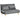 HOMCOM Schlafsofa Relaxsofa Sofa Couch, inkl. 2 Kissen, Samtoptik, 130 x 78 x 79 cm, Grau