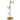 HOMCOM Tischlampe Tischleuchte mit 3 Kugelschirmen, mit stabilem Stahlfuß, G9-Fassungen, 24 x 24 x 53 cm