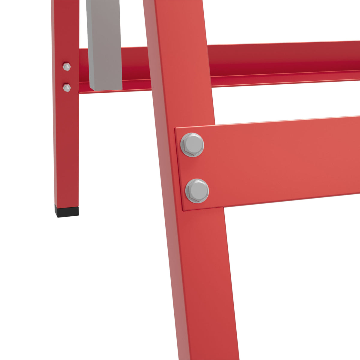 HOMCOM 2 x Gerüstbock, Unterstellbock, Stahl, Rot – Produktabbildung 9