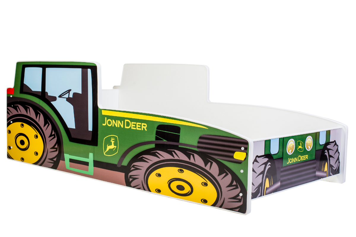 Tractor children's bed green 160x80