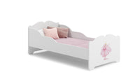ANNA children's bed with mattress 140x70 Princess in a crown
