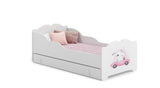 ANNA children's bed with drawer 160x80 Cat