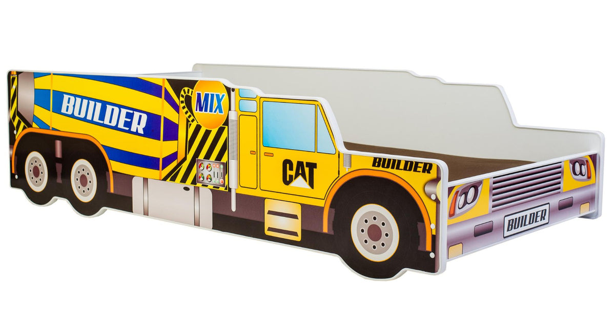Children's auto bed 140x70 - Concrete mixer