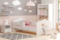 KOBI 5903641552479 Bild 2 – Kinderbett FALA 160x80 mit Schutzbarriere - Elefant