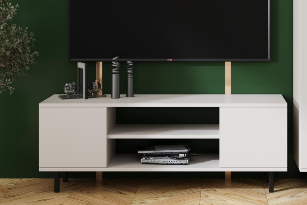 KOBI 5905602654871 Bild 2 – Focus Kaschmir TV-Schrank 135 cm - schwarze Füße