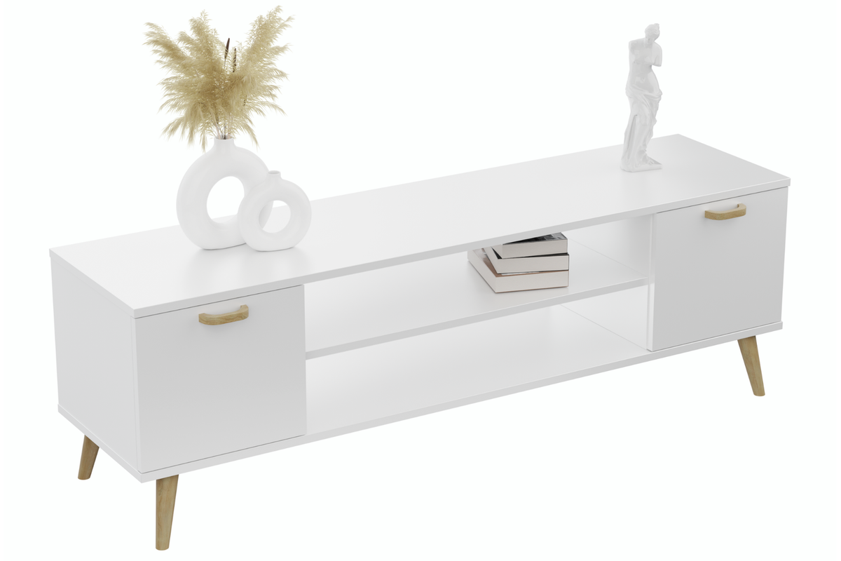 KOBI 5905602657162 Bild 2 – TV-Schrank FOCUS weiß 135 cm - Scandinavian