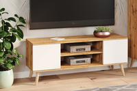 KOBI 5903699839966 Bild 3 – TV-Schrank FOCUS 135 cm Eiche Craft Gold - weiß