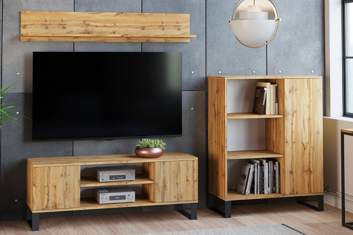 KOBI 5903699832240 Bild 4 – TV-Schrank FOCUS 155 cm - loft style Eiche Craft