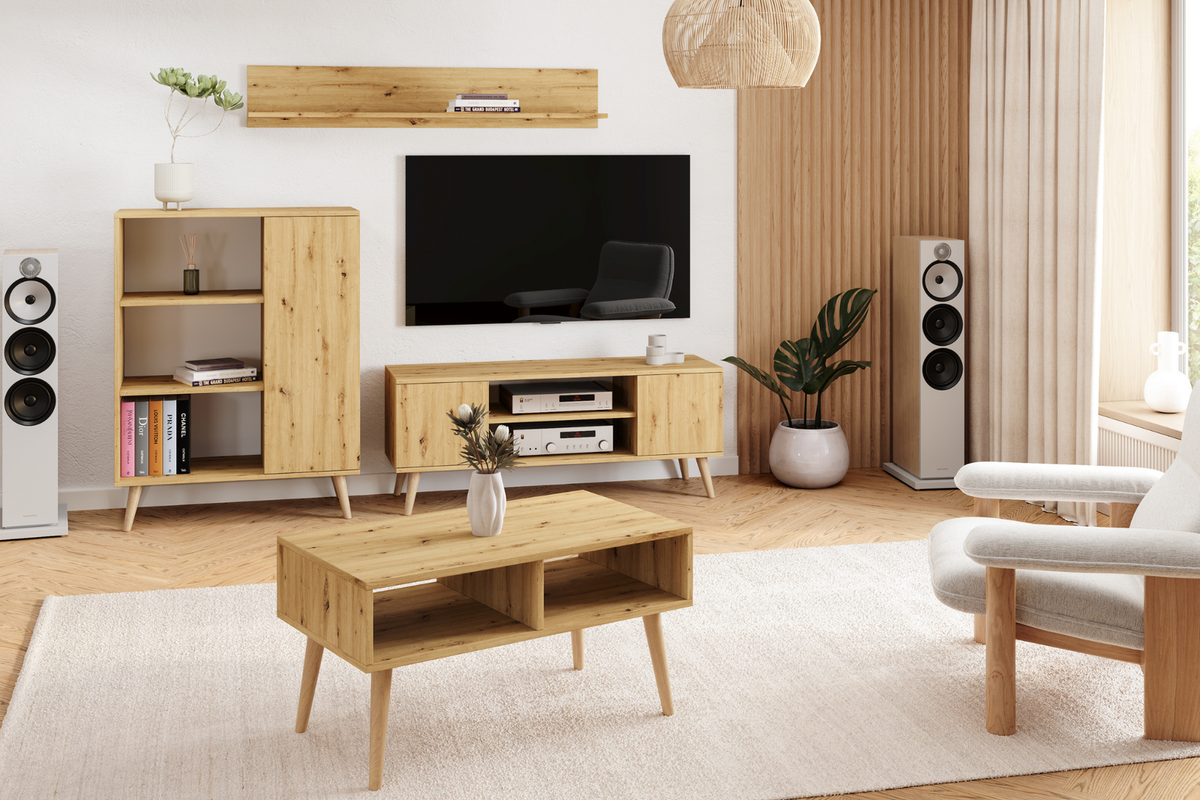 KOBI 5907541202908 Bild 2 – TV-Schrank FOCUS 155 cm Eiche Artisan