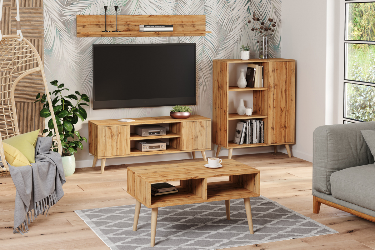 KOBI 5903699832219 Bild 3 – TV-Schrank FOCUS 155 cm Eiche Craft Gold