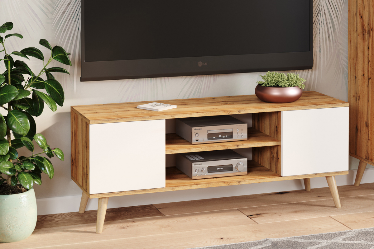 KOBI 5903699832226 Bild 1 – TV-Schrank FOCUS 155 cm Eiche Craft Gold/blue