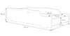 KOBI 5903641550345 Bild 4 – Kinder-Autobett 140x70 - Concrete mixer