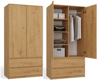 Kleiderschrank Malwa SS-90 EICHE ARTISAN