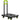 HOMCOM Sackkarre klappbar Metall Transportkarre mit Räder verstellbarem Griff 49 x 35 x 102 cm Grün