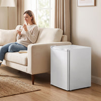 HOMCOM Mini-Gefrierschrank 59 l, Tisch-Gefrierschrank, Türanschlag wechselbar, Ablagen entnehmbar, Temp – Produktabbildung 9