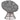 Outsunny Papasansessel Korbsessel Sessel mit Polster 360 Grad Rattan Grau B87 x T97 x H86 cm